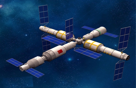 chinesische Raumstation für den Transport von Amateurfunkgeräten