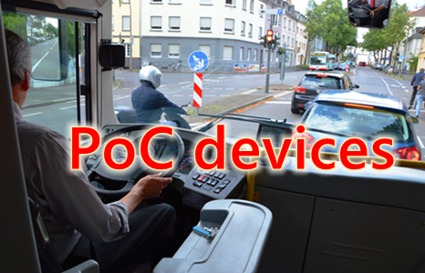 Die Verwendung von PoC-Geräten am Bus
